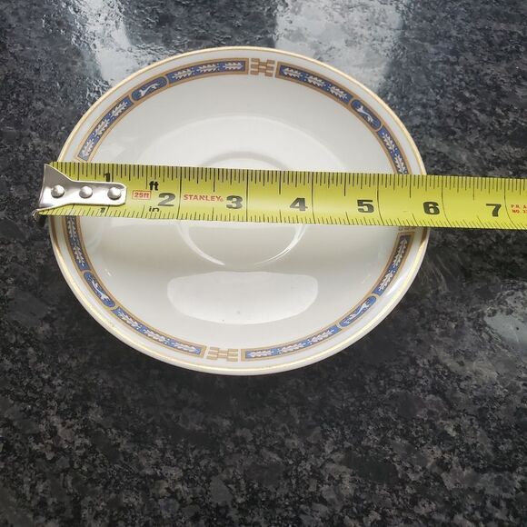 VINTAGE Syracuse Mistic Blue Cup and saucer - Picture 3 of 6